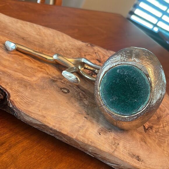 Sisyphus Sculpture, Man Pushing Boulder Bookend - Picture 7 of 8